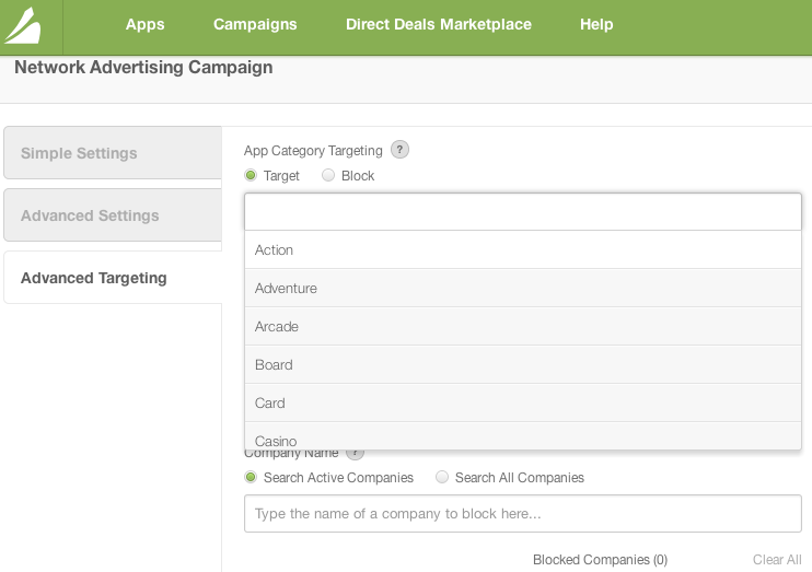 Network Advertising Campaigns